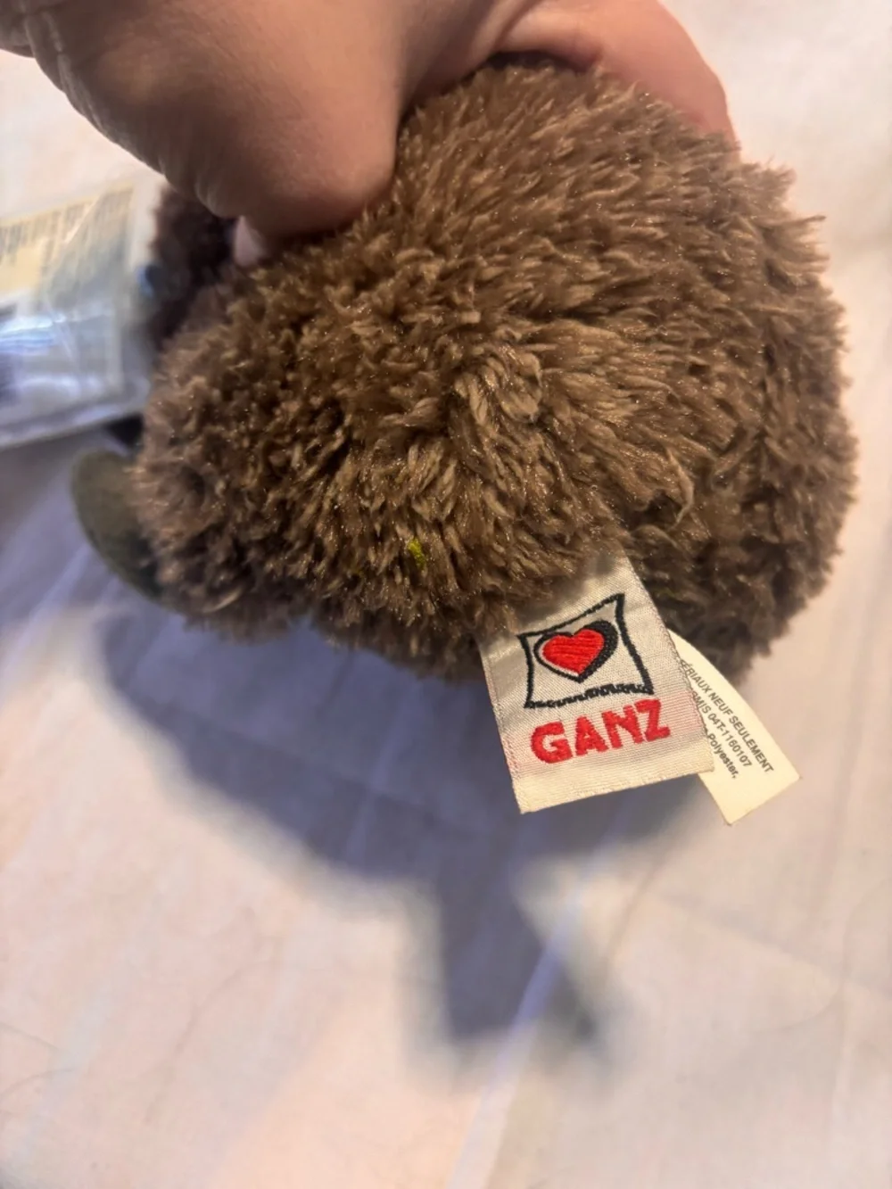 GANZ Webkinz Plush Brown Muskrat Toy with tags
